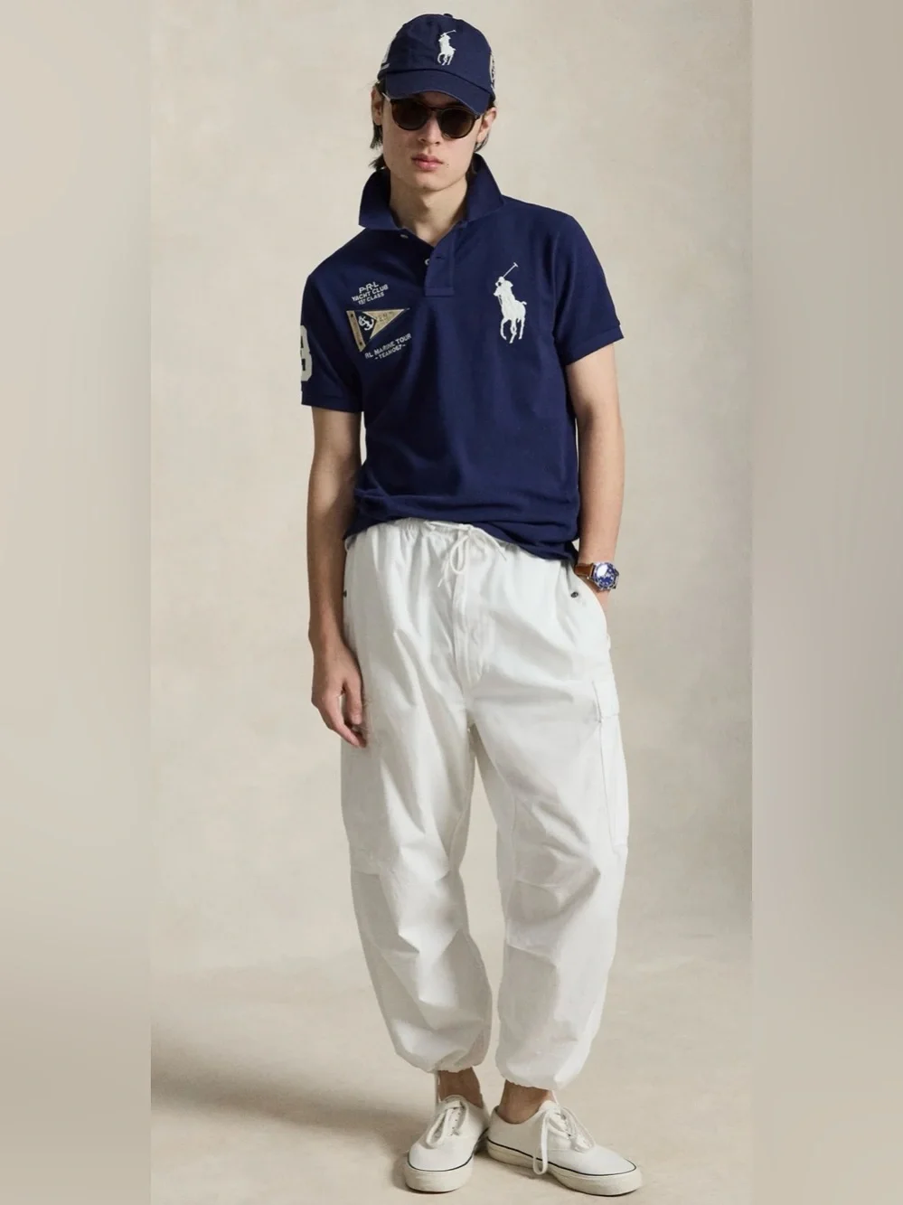 Polo Ralph Lauren Men`s Navy Blue Yacht Club Big Pony Polo Shirt ~ XLarge ~ NWT